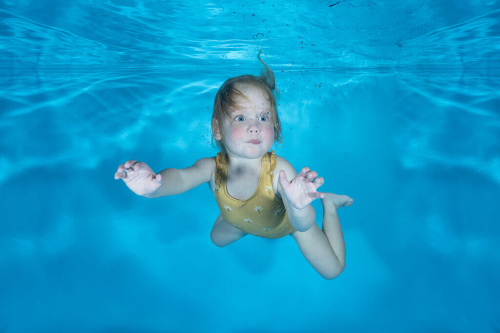 Ouder-kind zwemmen in zwembaden